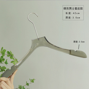 Acrylic clothes hangers, special for women's clothing stores, non-slip transparent plastic clothes hangers, trouser hangers, - Product Image 3