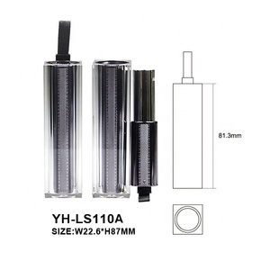 Envase de lápiz labial de forma cuadrada OEM con logotipo personalizado de cinta de seda - Product Image 3