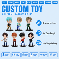 Caja ciega de PVC personalizada, figura de acción, juguete hecho de diseñador, figura de Arte de plástico, juguete para colección para niños