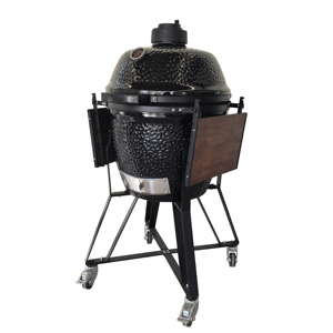 <span class=keywords><strong>Kamado</strong></span> Royal MK22GB <span class=keywords><strong>Barbecue</strong></span> moderne en céramique en forme d'oeuf Composants en fonte Fonction fumeur 22-28 pouces pour une utilisation en extérieur - Product Image 1