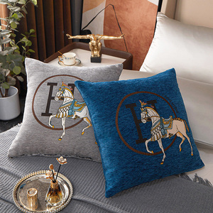 원래 공장 맞춤형 저렴한 가격 작은 MOQ 던지기 베개 커버 소파 자카드 쿠션 홈 장식 - Product Image 3