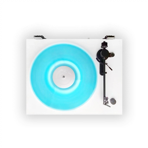 Lecteur de disques vinyles à entraînement par courroie avec lumière LED, fonction <span class=keywords><strong>Bluetooth</strong></span>, plateau en acrylique pour l'audio domestique - Product Image 4