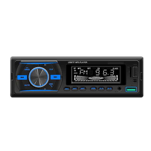Car MP3 Player OEM ODM Colorful Lights USB/TF Card Reader FM Radio High Fidelity Four-channel Audio Output BT Hands-free AUX