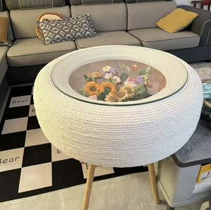 Bọc bảng Chất liệu 8mm trắng bông macrame dây xoắn bện thân thiện với môi cho Diy Tay Đan và may mặc sử dụng - Product Image 5