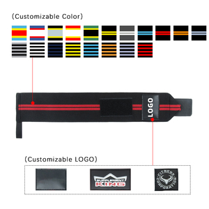 MKAS Fasce da Polso Multicolore con Logo Personalizzato, Prezzo di Fabbrica, Accessori per Palestra e Fitness, Design con Supporto per Mani - Product Image 3