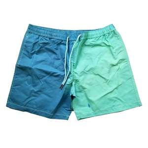 Vert-Jaune Couleur bloquée Meilleure Qualité Longueur Genou À Séchage Rapide Coton-Polaire Hommes Casual Street-Wear Cordon-Court - Product Image 2