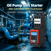 Démarreur progressif triphasé avec disjoncteur intégré 380V 0,37-115kW pour pompe à huile industrielle et pompe hydraulique