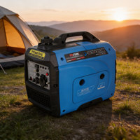 Générateur d'énergie portable à onduleur monophasé, moteur à essence 4 temps refroidi par air, 1,8 kW, léger, écologique, pour usage domestique