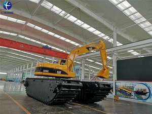 Eterne 20ton Kattengraver Gebruikte Amfibische Graafmachine Met Zijponton - Product Image 5