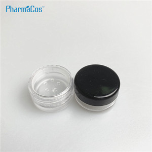 2025 nuevo listado 3G 5G 10g caja de polvo transparente Mini tarros de plástico redondos portátiles para cremas - Product Image 2