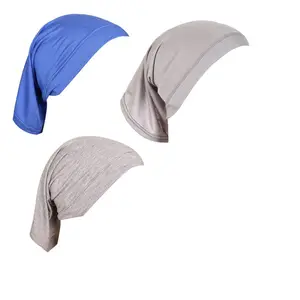 Abbigliamento musulmano tradizionale Ramdan musulmano donna Hijab cappello comodo sport modale Hijab