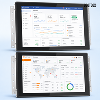 Sistema de Control HVAC y Gestión de Flotas Android Todo en Uno de 7/10.1/15.6/21.5 Pulgadas con Montaje Empotrado RK3562 RK3568