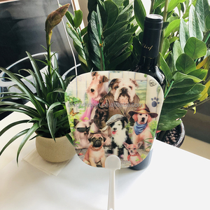 Abanico de mano lenticular 3D personalizado OEM, plegable, ecológico, promocional, de PET, para eventos, recuerdos y regalos. - Product Image 2