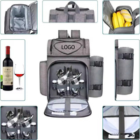 Vente en gros Sac à dos personnalisé multi-usages pour bière Sac à dos extérieur étanche pour pique-nique Ensemble de sacs pour 4 personnes