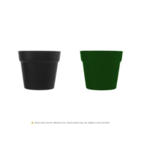 Pot de fleurs en plastique léger, grande taille, durable, réutilisable, incassable, pour la décoration de la table à la maison