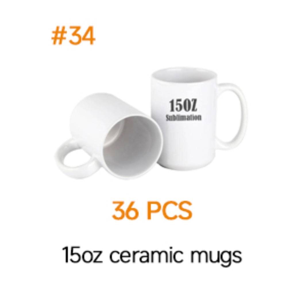 Tasses en céramique 15oz 36pcs