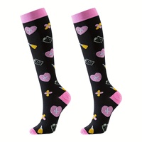 Offre Spéciale 15-20 mmHg course genou haut Tennis Nylon sport infirmière Compression chaussettes bas