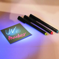 Stylo marqueur UV Permanent UV personnalisé, marqueurs de sécurité, gadgets d'espionnage, Graffiti, tatouage, encre Invisible, stylos magiques