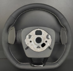 <span class=keywords><strong>Volant</strong></span> de direction personnalisé en cuir perforé noir, plat, avec logo <span class=keywords><strong>S</strong></span>, boutons multifonctions, <span class=keywords><strong>Audi</strong></span> <span class=keywords><strong>S</strong></span> <span class=keywords><strong>Line</strong></span> A/Q/<span class=keywords><strong>S</strong></span>/RS Series RS3 Q5 - Product Image 2