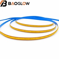 Lampu Strip LED 300LED/M Tanpa Sambungan Tanpa Las 3000K 4000K 6000K PCB 6.5mm DC12V 8W/M Fleksibel COB
