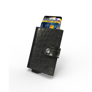 CardHoda PU <b>RFID</b> <b>Blocking</b> Slim Fold Unisex Short Minimalist Design 6 Inch Card Holder <b>Wallet</b> - Product Image 6