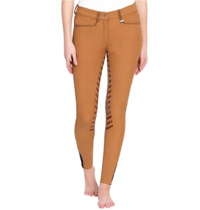 Mallas de equitación para mujer, ropa ecuestre Popular, de gel de silicona, jodhpurs - Product Image 1