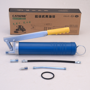Pistola de Engrase <span class=keywords><strong>Manual</strong></span> Tipo Cremallera de 400g y 8000 PSI con Mango Curvo para Lubricación Profesional, Herramienta <span class=keywords><strong>Manual</strong></span> - Product Image 2