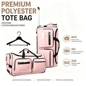 Bolsa de Baile con Ruedas y Perchero, Ligera y Resistente al Desgaste, Bolsa de Viaje, Bolsa Deportiva para Bailarines, Streamers y Atletas - Product Image 1