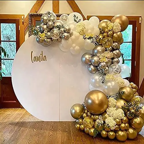 Conjunto de guirnalda romántica para decoración de fiesta, suministros de globos de feliz cumpleaños