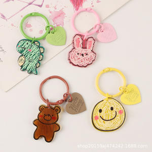 Ute tsartun พวงกุญแจตุ๊กตาหมีลายกระต่ายน่ารักพวงกุญแจซาร์มังกรปีศาจ - Product Image 2