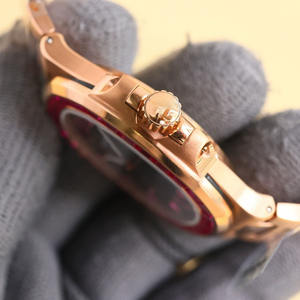 Montre mécanique pour homme, édition limitée, mouvement automatique, sertie de diamants, alliant vigueur jeune et sérénité - Product Image 2