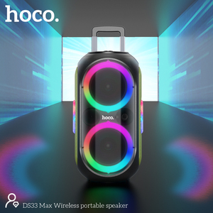 Hoco OEM DS33 Max BT 5.0 100W Double Subwoofer basse lourde sans fil Portable haut-parleur d'extérieur - Product Image 6