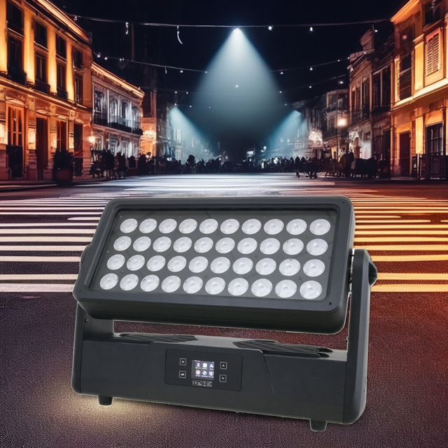 Guangzhou Stage Lights 40X25W RGBW 4in1 Waterproof LED Wash Light Moving Head Stage Light for Outdoor Buildings