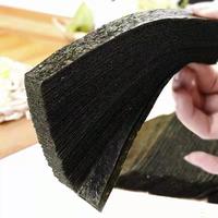 Tiras de Alga Nori Tostada y Sazonada, en Rodajas Largas de 6 y 7 Cortes, para Preparación de Sushi, Listas para Consumir, de Uso Comercial