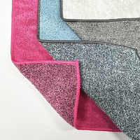 Serviette en fibre de charbon de bambou antibactérienne 40x40cm, chiffon de séchage pour vaisselle, chiffons de nettoyage absorbants, ensemble de serviettes en microfibre pour la cuisine