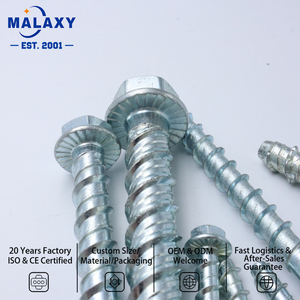 Malaxy en stock et livraison <span class=keywords><strong>rapide</strong></span>, vis autotaraudeuse en acier inoxydable A2 pour béton, pour la construction - Product Image 2