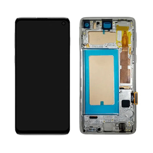 หน้าจอ LCD สำหรับโทรศัพท์มือถือ Samsung Galaxy S10หน้าจอ TFT พร้อมกรอบ SM-G973F/G973U/G973W ชิ้นส่วนอะไหล่หน้าจอสัมผัส