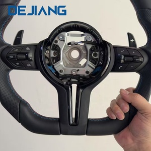 Volante in Pelle ad Alte Prestazioni per <span class=keywords><strong>BMW</strong></span> Serie F10 F20 E71 E90 E92 <span class=keywords><strong>F30</strong></span> F31 <span class=keywords><strong>M3</strong></span> F80 M4 F82 M5 F90 X6 F25 F36 F45 F52 - Product Image 5