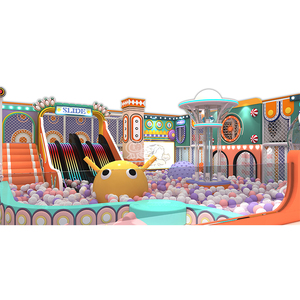 Structures de jeux intérieures de 370 m², grandes surfaces de jeux pour enfants, équipements de jeux pour hôtels, ensembles de jeux pour maternelles - Product Image 1