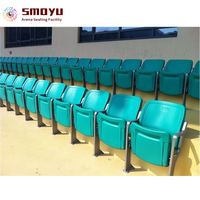 Sillas Plegables de Aluminio para Estadios, Resistentes a la Intemperie y con Protección UV, HDPE, Precio al por Mayor para Proyectos de Estadios Universitarios