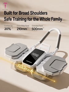 Rodillo Abdominal Inteligente con Pantalla Digital, Soporte Ajustable para Codos y Base de 4 Ruedas para Entrenamiento de Core en Casa, Uso Diario - Product Image 2
