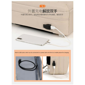 Custom <b>Travel</b> <b>Backpack</b> <b>Women</b> Girl 15.6inch College High School Bag <b>Backpack</b> Usb Charging Port Water Resistant Casual Daypack - Product Image 4