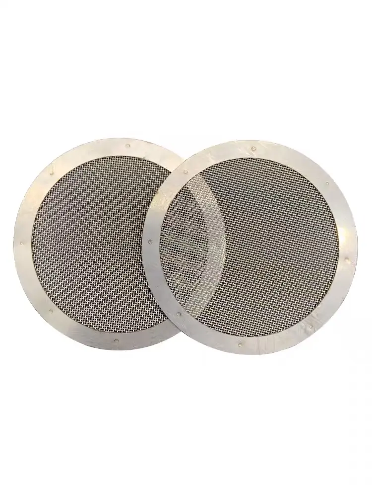 Malla de alambre de acero inoxidable de alta precisión, disco de pantalla de filtro redondo, 1- 3500