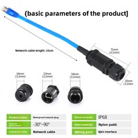 Cable de extensión de montaje en panel USB3.0 Tipo a macho a hembra Montaje empotrado Conectores de carcasa de nailon con enchufe de