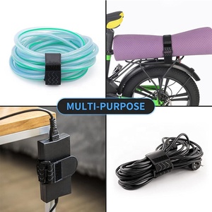 <span class=keywords><strong>Sangle</strong></span> élastique réglable en nylon avec boucle auto-agrippante double face, attache-câble élastique auto-adhésif avec boucle pour batterie - Product Image 4