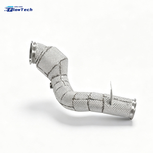 Tuyau de descente turbo haute performance pour Mercedes Benz C300 W205 S205 C205 M274 2.0L Turbo en acier inoxydable 304, tuyau de course à haut débit - Product Image 2