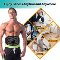 Ceinture de modelage abdominale intelligente, accessoire portable de relaxation corporelle, sangle réglable et extensible, appareil de massage et de modelage corporel à domicile