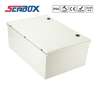 Seabox FRP/GRP 600*400*230mm Instrument électronique extérieur industriel ignifuge Ik08 Ip66 boîte de Distribution étanche
