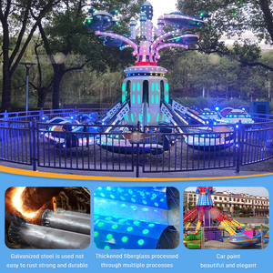 เครื่องจำลองการบินแบบควบคุมเองสำหรับใช้ในร่ม/กลางแจ้ง ผลิตจากโรงงานโดยตรง อุปกรณ์เหล็กสำหรับสวนสนุกผจญภัย ได้รับการรับรองมาตรฐาน ISO CE รองรับผู้ใช้งานได้จำนวนมาก - Product Image 4