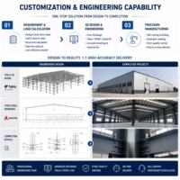 Hangar préfabriqué en métal pour l'extérieur, structure en acier préfabriquée, bâtiments d'entrepôt en Chine